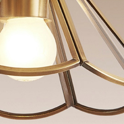 All-copper Flush Mount Lighting Fixtures Corridor Minimalist Flushmount Lighting