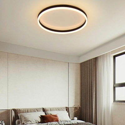 1 Light Contemporary Ceiling Light Circle Acrylic Ceiling Fixture