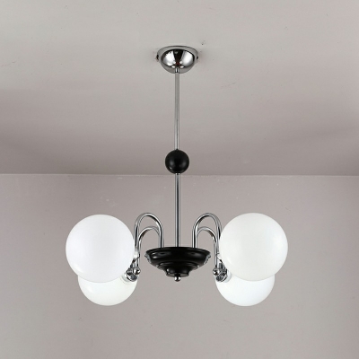 Ball Shape Modern Pendant Chandelier with Glass Shade Ceiling Pendant Light