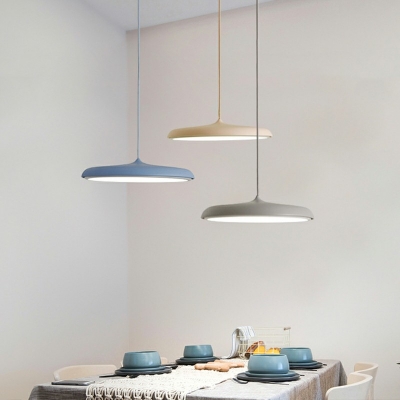 LED Modern Suspended Lighting Fixture Minimalism Hanging Light for Dinning Room