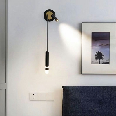 LED Postmodern Style Strip Wall Light Metal Wall Lamp Spotlight for Bedroom