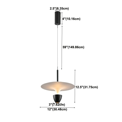 Minimalism 1 Light Pendant Light Fixtures Modern Suspension Pendant for Dinning Room