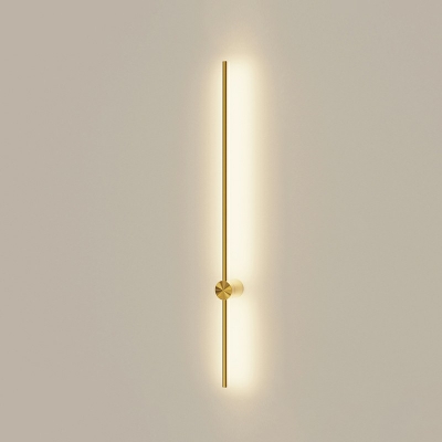 Modern Indoor Wall Sconces Metal and Acrylic Linear Shape Wall Lighting Fixtures