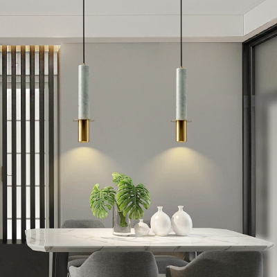 Modern Stone Pendant Light Fixtures Nordic Down Lighting for Living Room