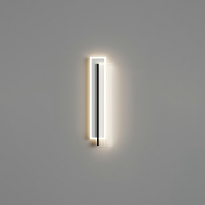 Rectangle Shape Wall Light Fixture 4.7