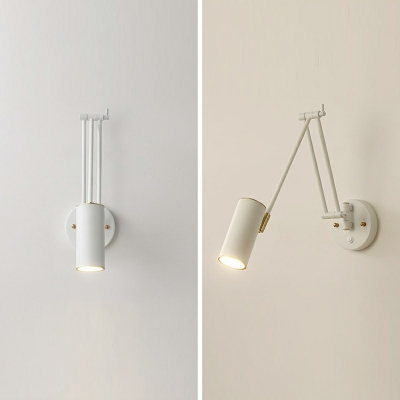 1-Light Sconce Light Contemporary Style Geometric Shape Metal Wall Mounted Lights