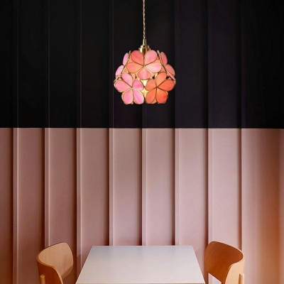 Macaron Glass Hanging Pendant Lamp Modern Pendulum Lights for Dinning Room