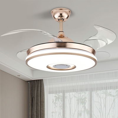 Modern Acrylic Ceiling Fan Lighting LED Light for Living Room
