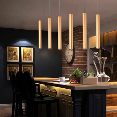 Pendant Light Contemporary Style Metal Hanging Light Kit for Living Room
