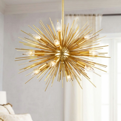 Spuntilk Modern Pendant Lighting Fixtures Metal Creative Ceiling Chandelier for Living Room