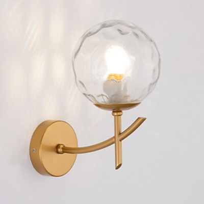 Wall Sconce Lighting Modern Style Glass Wall Lighting Fixtures For Bedroom