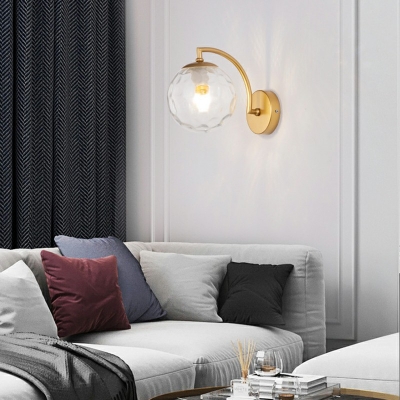Wall Sconces Modern Style Glass Wall Lighting Fixtures For Bedroom