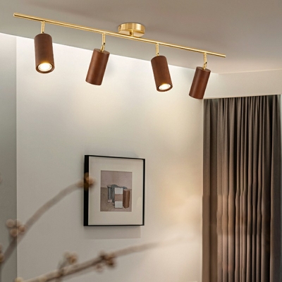 Wood Ceiling Light Fixture Led Flush Mount Ceiling Lights for Living Room