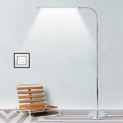 1-Light Floor Lights Ultra-Contemporary Style Linear Shape Metal Stand Up Lamps