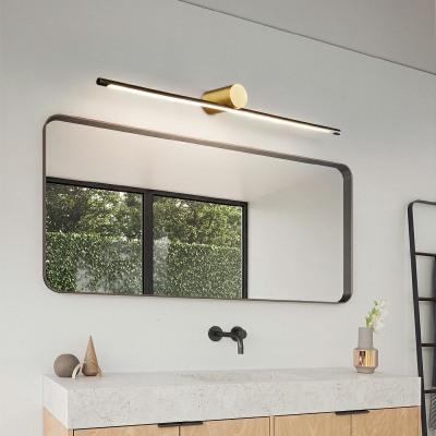 Metal Vanity Wall Light Fixtures  LED with Acrylic Shade Vanity Light for Bathroom