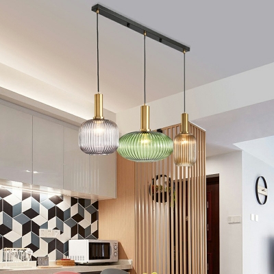 Single Head Designer Hanging Ceiling Lights Glass Luxury Bar Hanging Light Fixtures