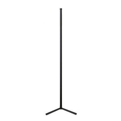 1-Light Floor Standing Lamps Minimalism Style Linear Shape Metal Stand Up Lamps
