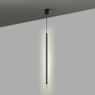Contemporary Cylindrical Hanging Pendant Lights Metal Hanging Pendant Light