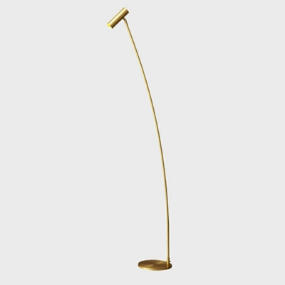 LED Minimalist Style Line Floor Lamp Wrought Iron Floor Lamp for Living Room and Study