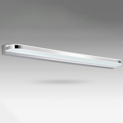 Minimalistic Ultra-Thin Vanity Light Fixtures Metal Acrylic Led Vanity Light Strip