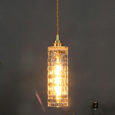 Modern Retro Hanging Ceiling Lights Brass Glass Minimalist Hanging Light Fixtures