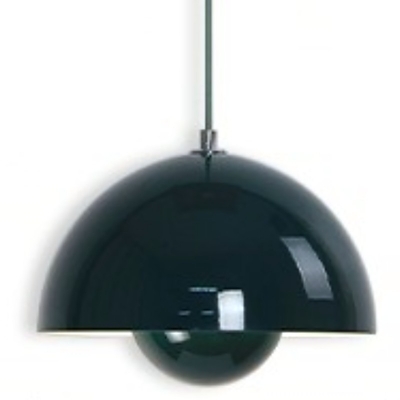 1-Light Down Lighting Minimalism Style Geometric Shape Metal Hanging Ceiling Lights