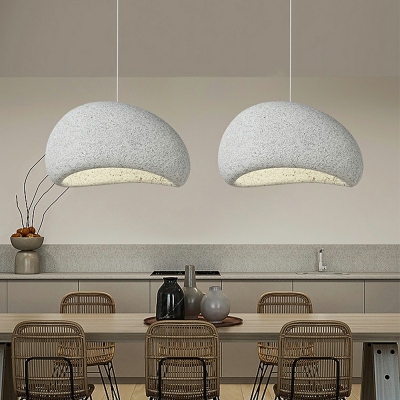 Contemporary Ceiling Light Simple Nordic Pendant Light Stone  for Living Room