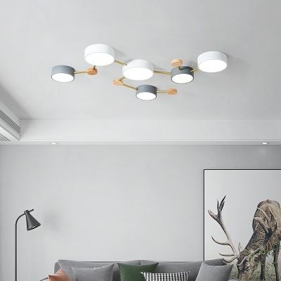 Contemporary LED Flushmount Lighting Living Room Flush Mount Light