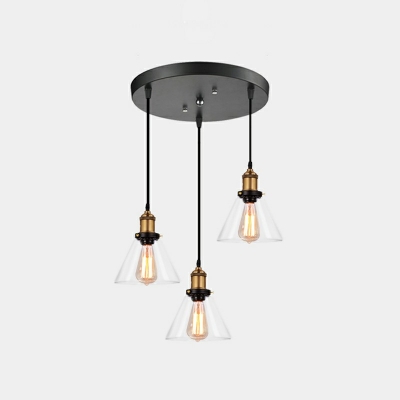 Glass Hanging Light Ceiling Fixtures Nordic Retro Round Hanging Lights