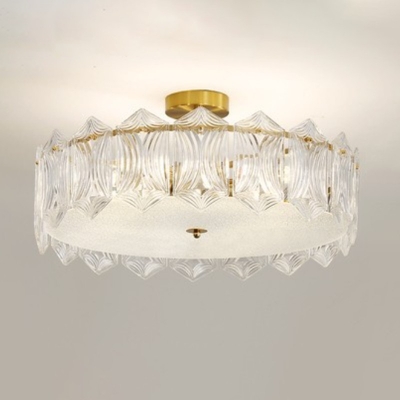 Modern Luxury Style Ceiling Light Simple Nordic Glass Pendant Light Fixture for Living Room