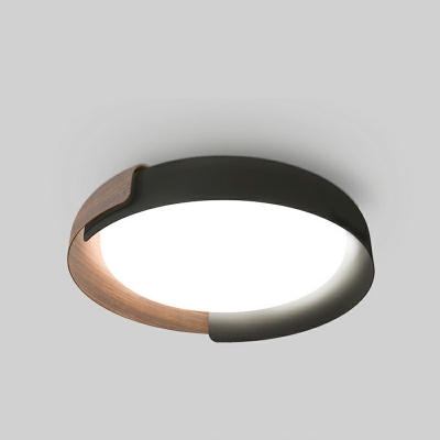 1 Light Contemporary Ceiling Light Round Acrylic Ceiling Fixture for Bedroom