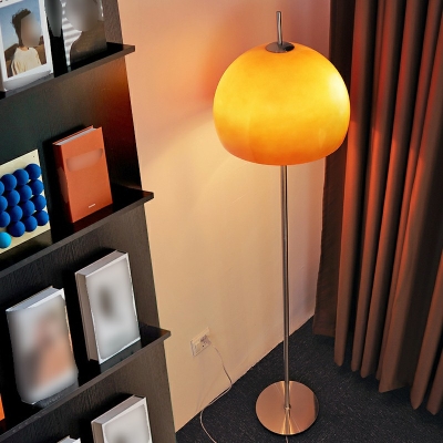 Contemporary Metal and Glass Floor Lamp E27 Lighting for Living Room
