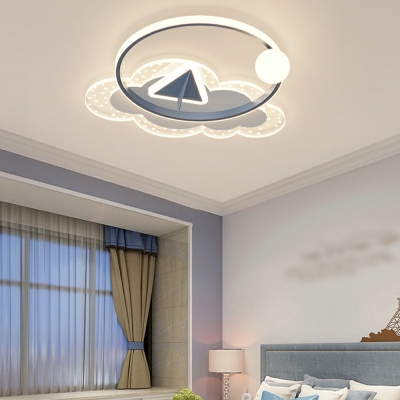 Metal Ceiling Light Fixture Led Flush Mount Ceiling Lights for Living Room