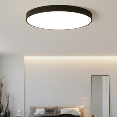 Modern Round Flush Mount Ceiling Light Metal Ceiling Light for Living Room