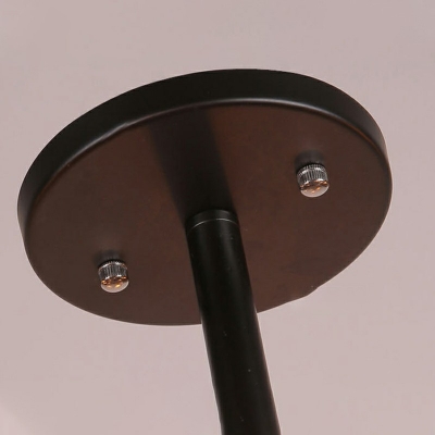 Chandelier Light Fixture Industrial Style Exposed Bulb Shape Metal Pendant Lighting Fixtures, 8/14/16 Light