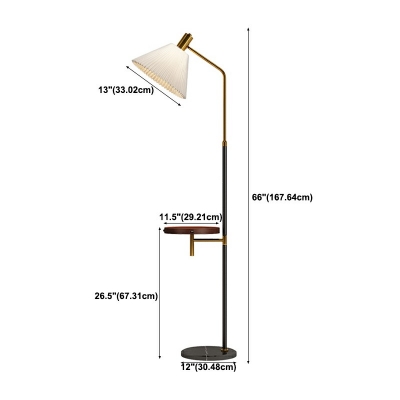 Contemporary Metal floor lamp E27 Light for Living Room and Bedroom