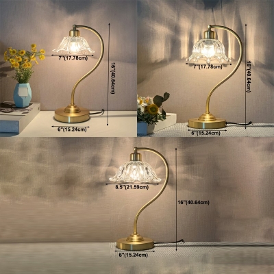 Copper Table Lamp Single Light for Living Room and Bedroom