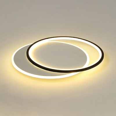 LED Contemporary Ceiling Light Simple Nordic Aluminum Pendant Light Fixture for Living Room