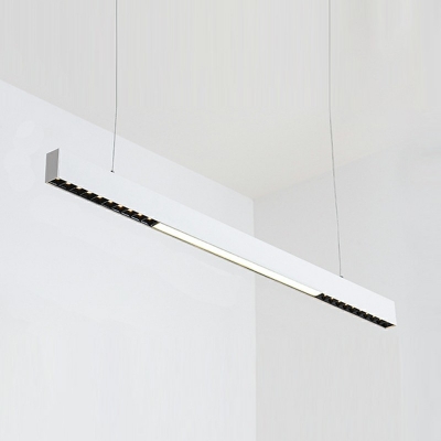 Linear Hanging Pendant Lights Modern Minimalism Island Chandelier for Bedroom