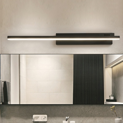 Vanity Lamps Modern Style Acrylic Vanity Lighting Ideas for Bathroom Natural Light