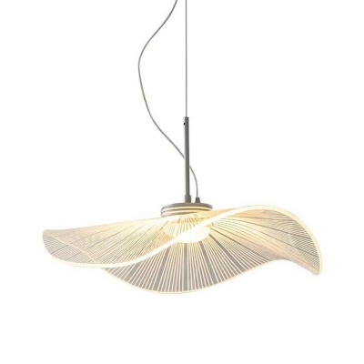 1-Light Down Lighting Minimalist Style Dome Shape Metal Hanging Ceiling Lights