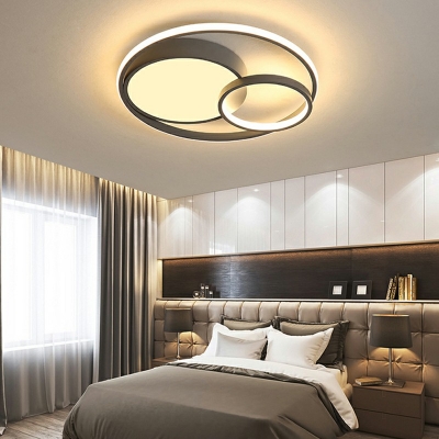Disc Acrylic Ceiling Lighting Nordic Style LED Flush Lamp