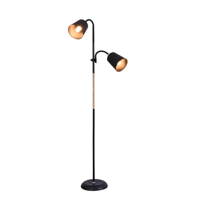 2 Light Contemporary Floor Lamp Macaron Metal Floor Lamp for Living Room