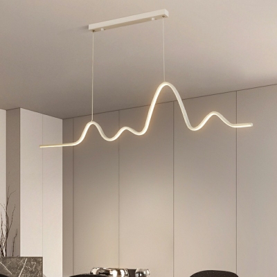 Island Pendant Lights Modern Style Acrylic Island Lighting Fixtures for Living Room