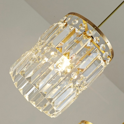 LED Nordic Style Chandelier Crystal Pendant Light for Dining Room