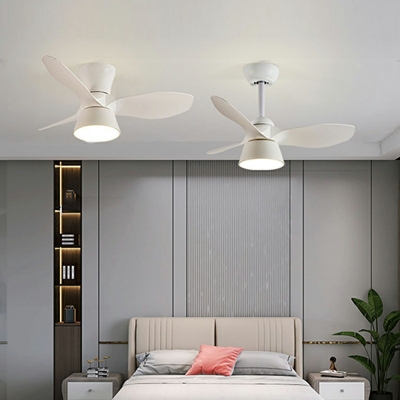 Modern Flush Mount Fan Lighting Fixtures Bedroom Children's Room Flushmount Fan Lighting