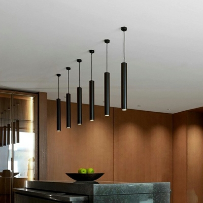 Pendant Light Contemporary Style Metal Hanging Light Kit for Living Room
