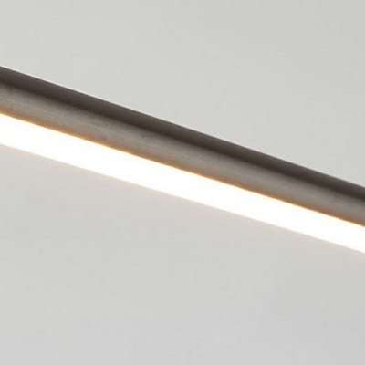 Slim Stick Wall Mount Lighting  Black Minimalist Metallic LED Hallway Surface Wall Sconce