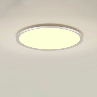1 Light Contemporary Ceiling Light Round Acrylic Ceiling Fixture