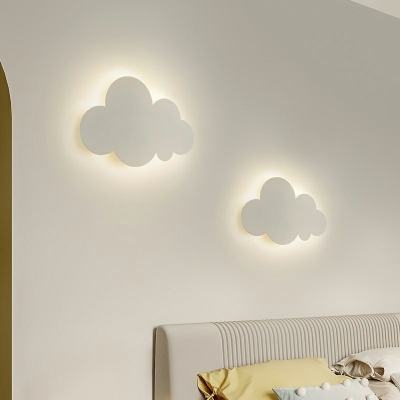 1-Light Sconce Lights Kids Style Geometric Shape Metal Wall Mounted Light
